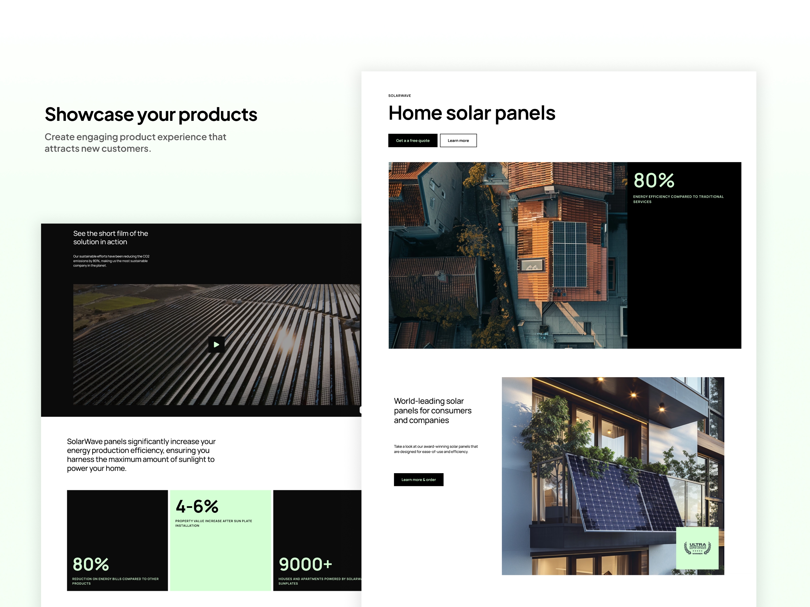 Screenshot 3 of Greener sustainable business template