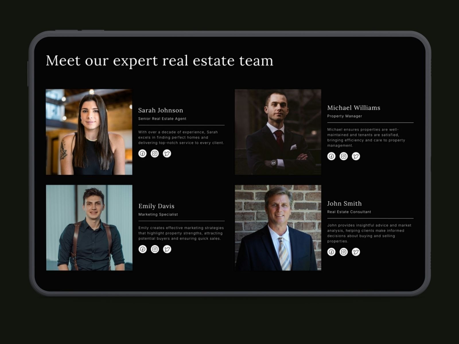 Screenshot 4 of Grha real estate website template