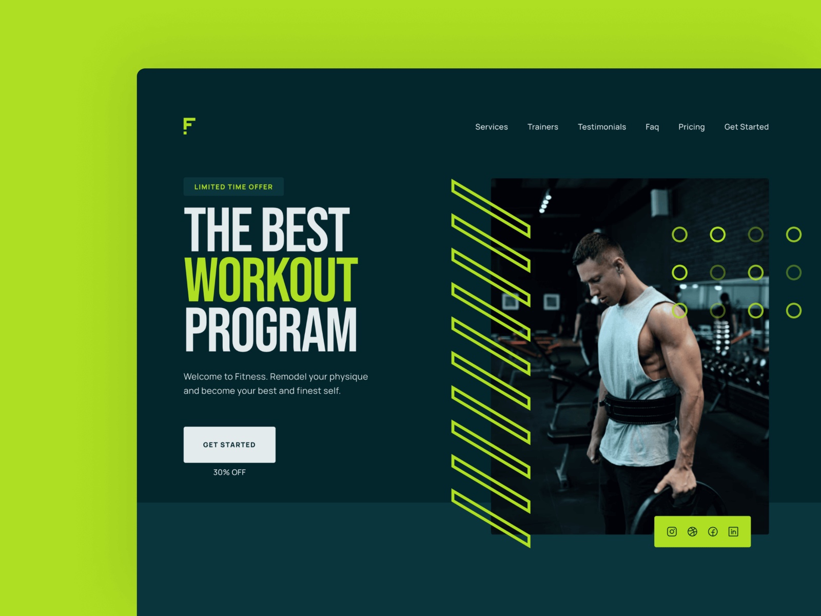 Screenshot of Gymone website