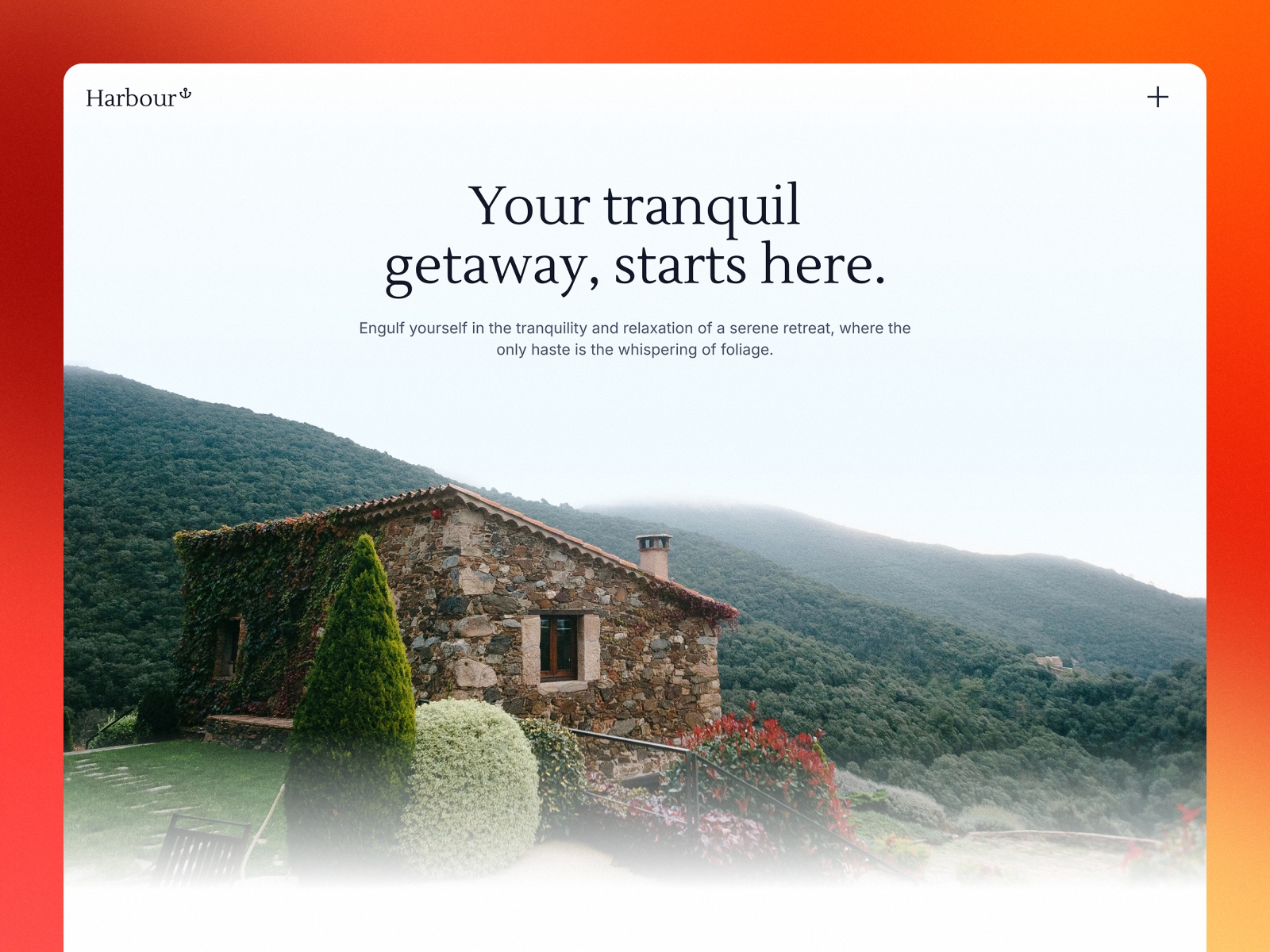 Screenshot of Harbour website