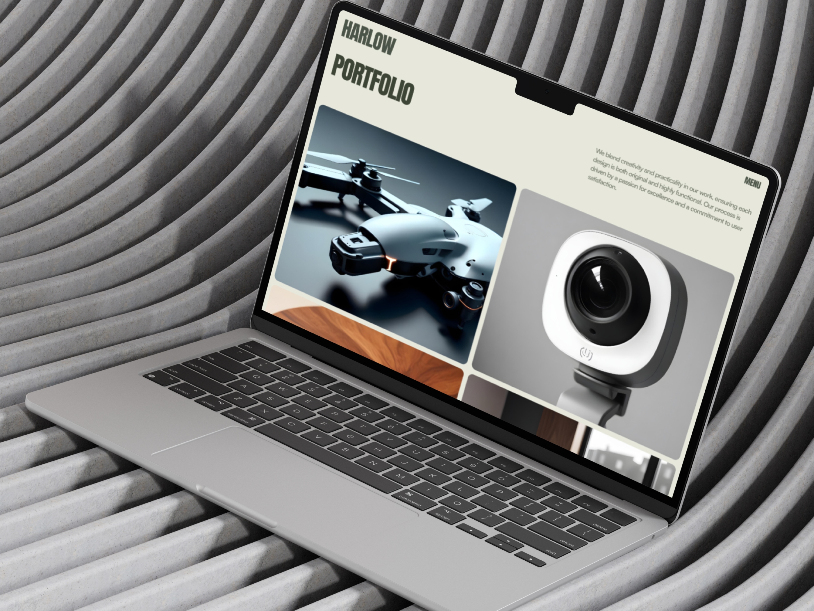 Screenshot 3 of Harlow design agency template