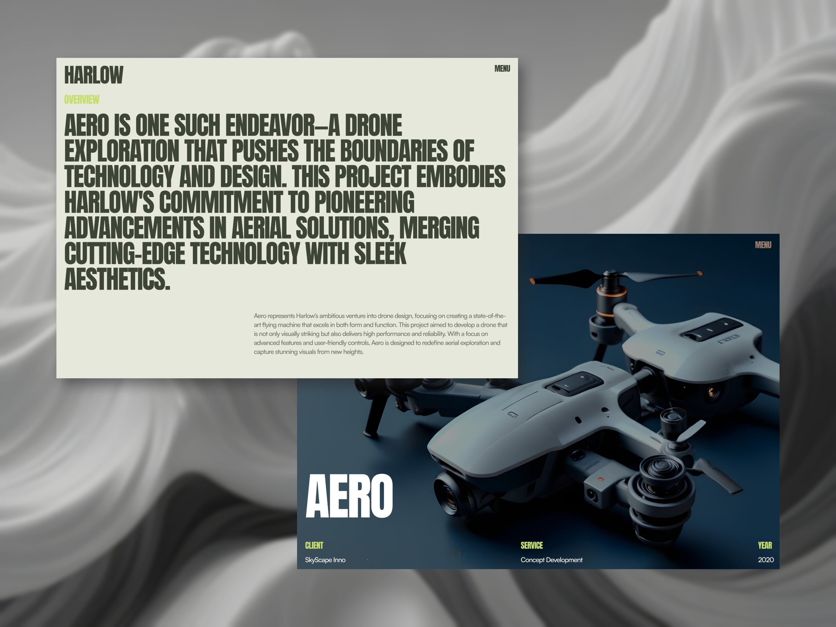 Screenshot 4 of Harlow design agency template