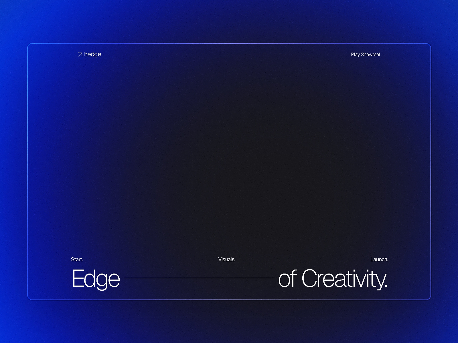 Screenshot of Hedge website