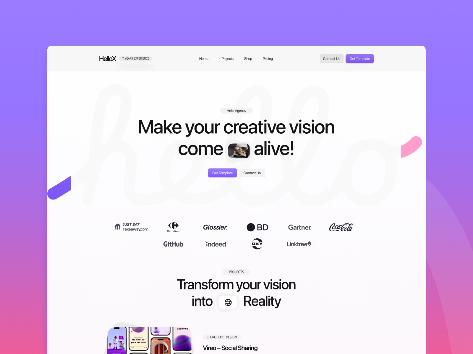 Screenshot of Hellox website