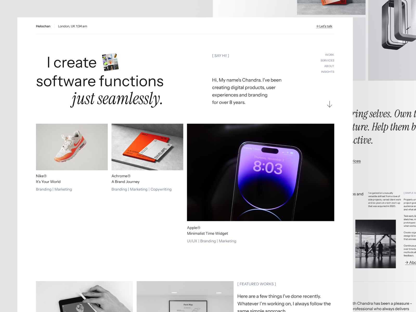 Screenshot of Helochan website