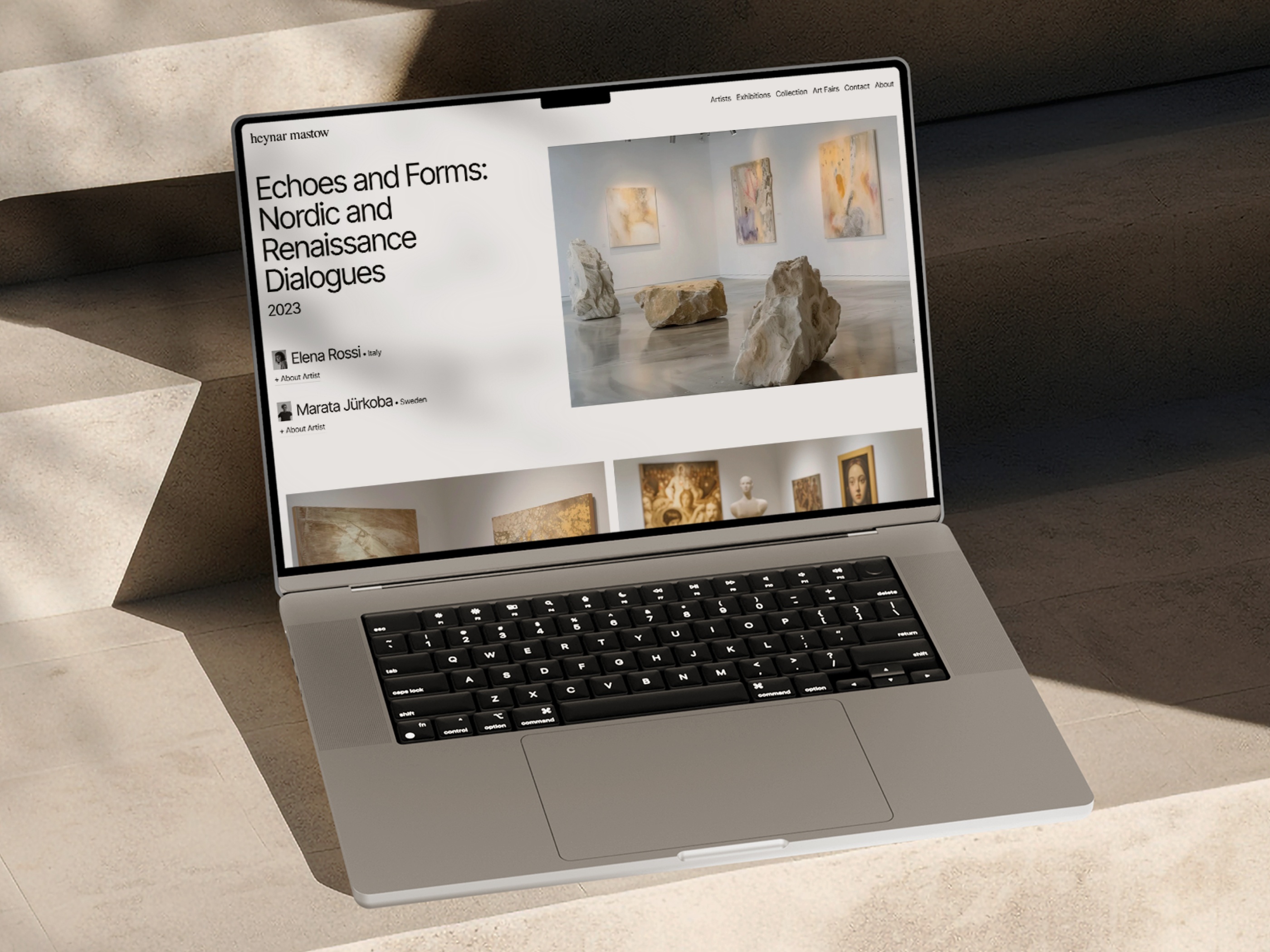 Screenshot of Heynarmastow website