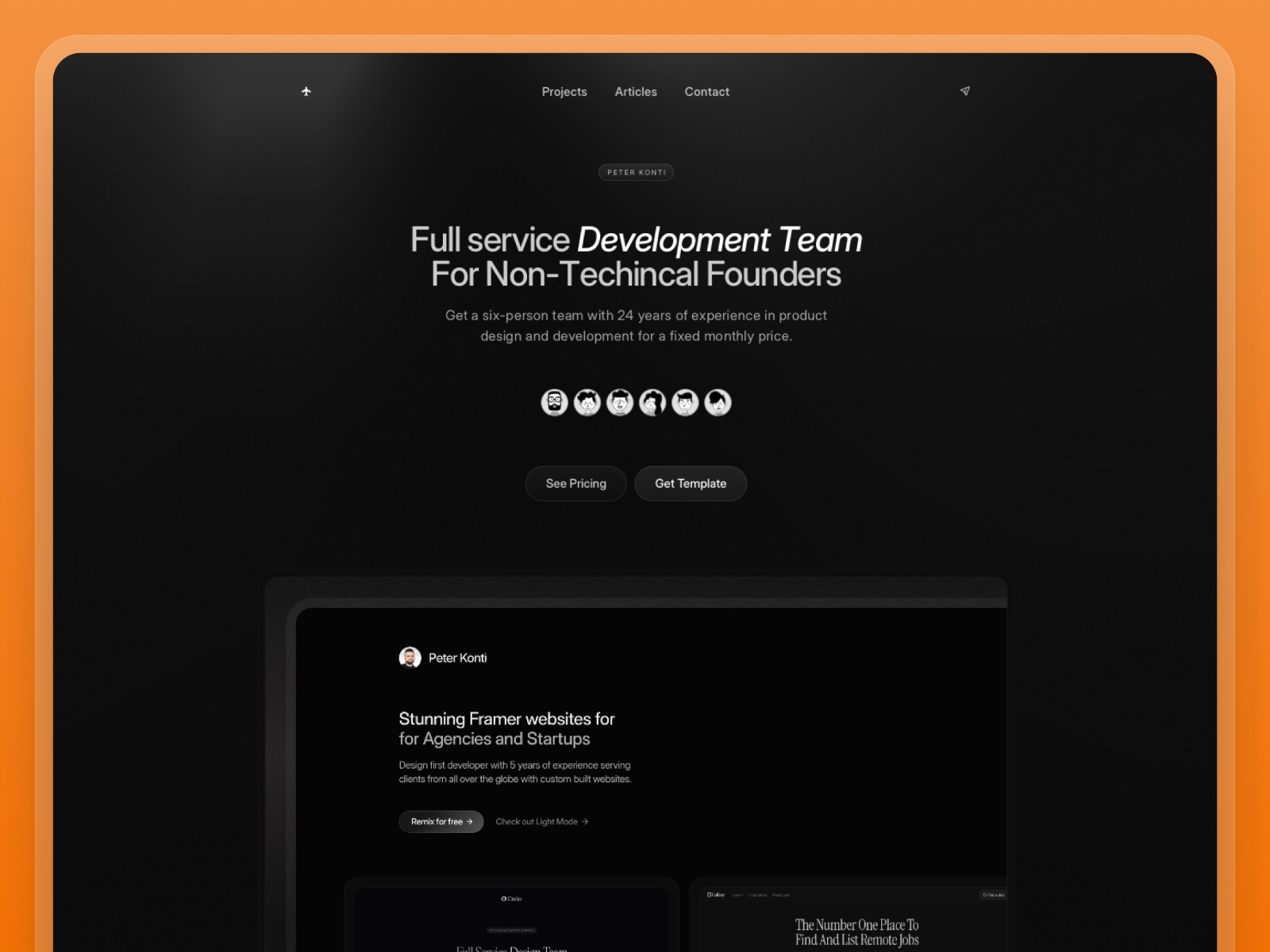Screenshot of Highflyer website