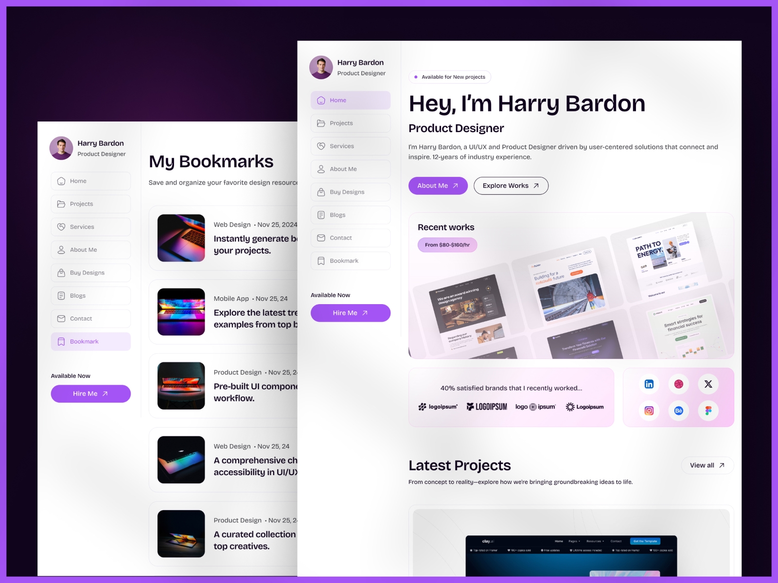 Screenshot 1 of Hyperfolio