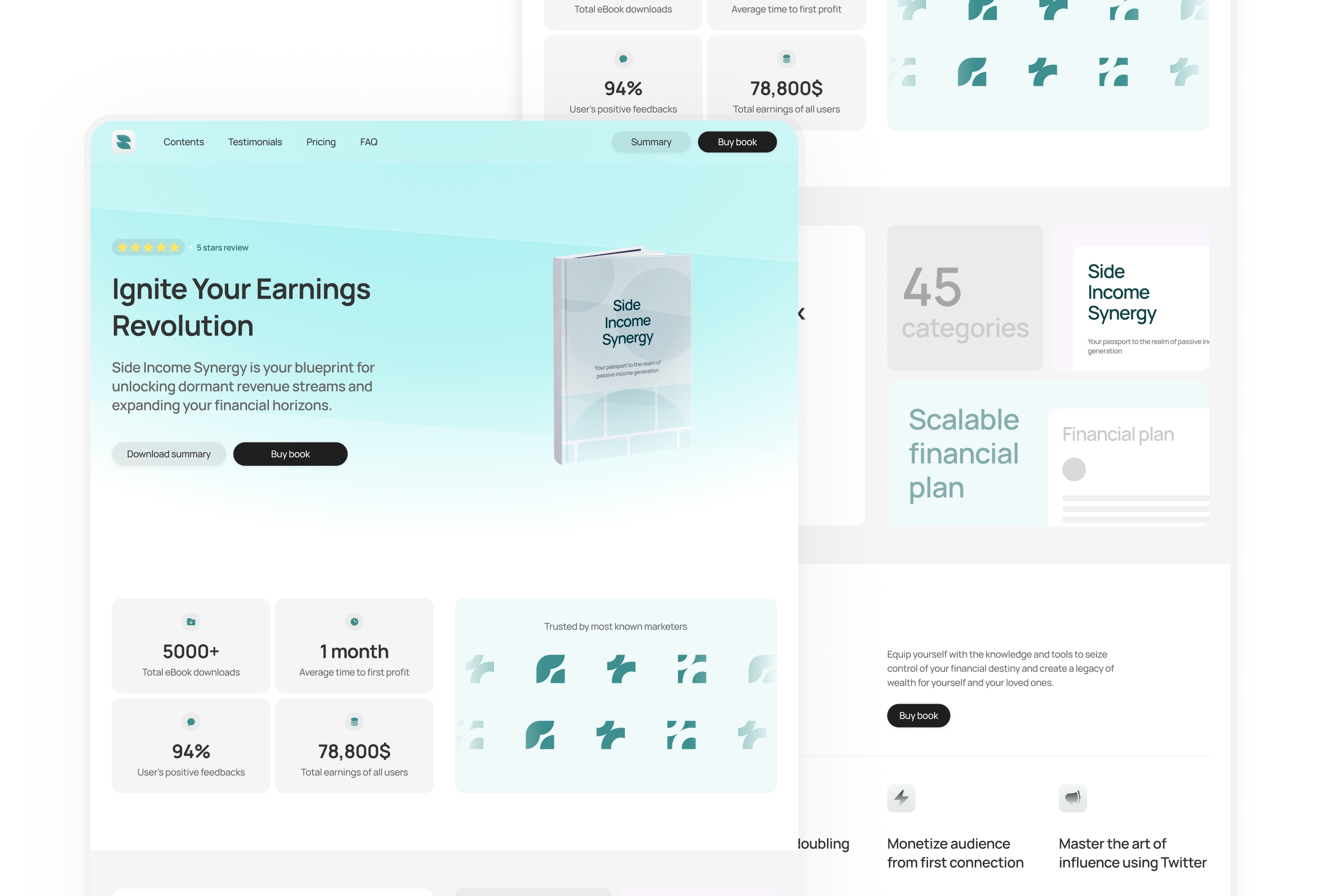 Screenshot 2 of Icarus ebook template
