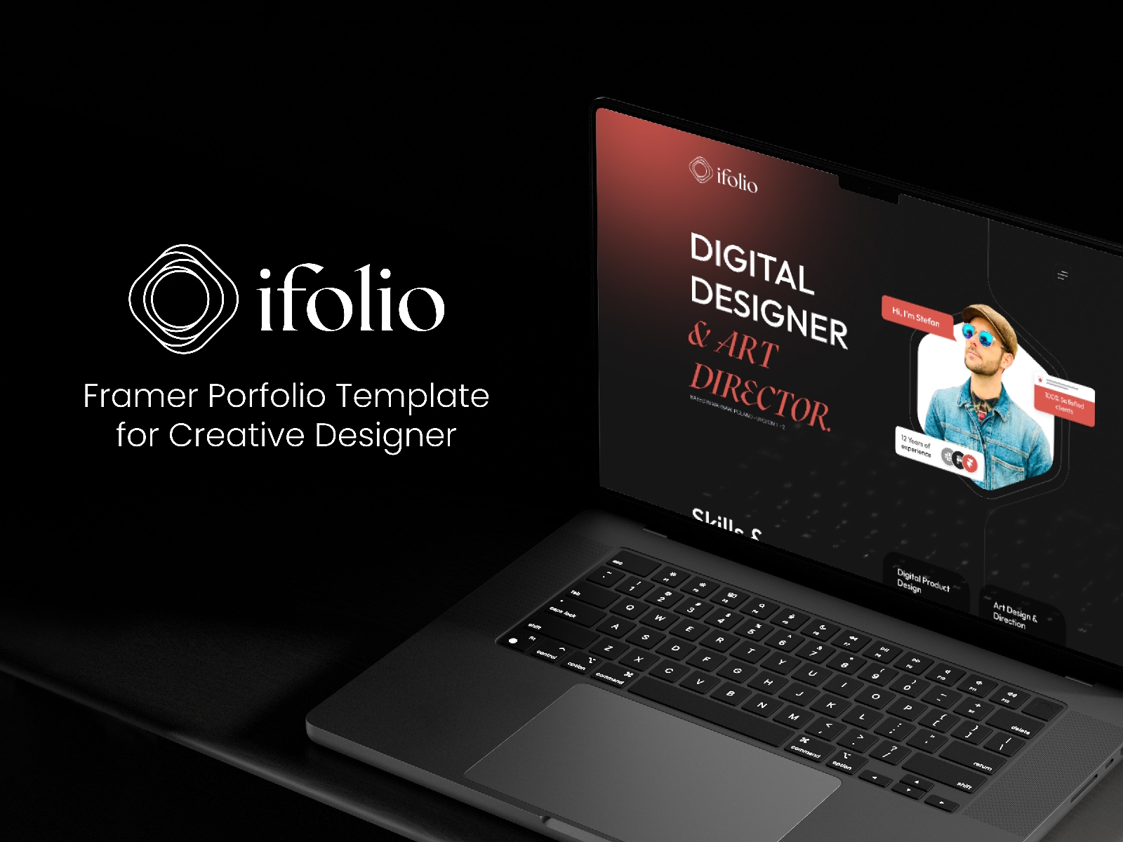 Screenshot of Ifolio website