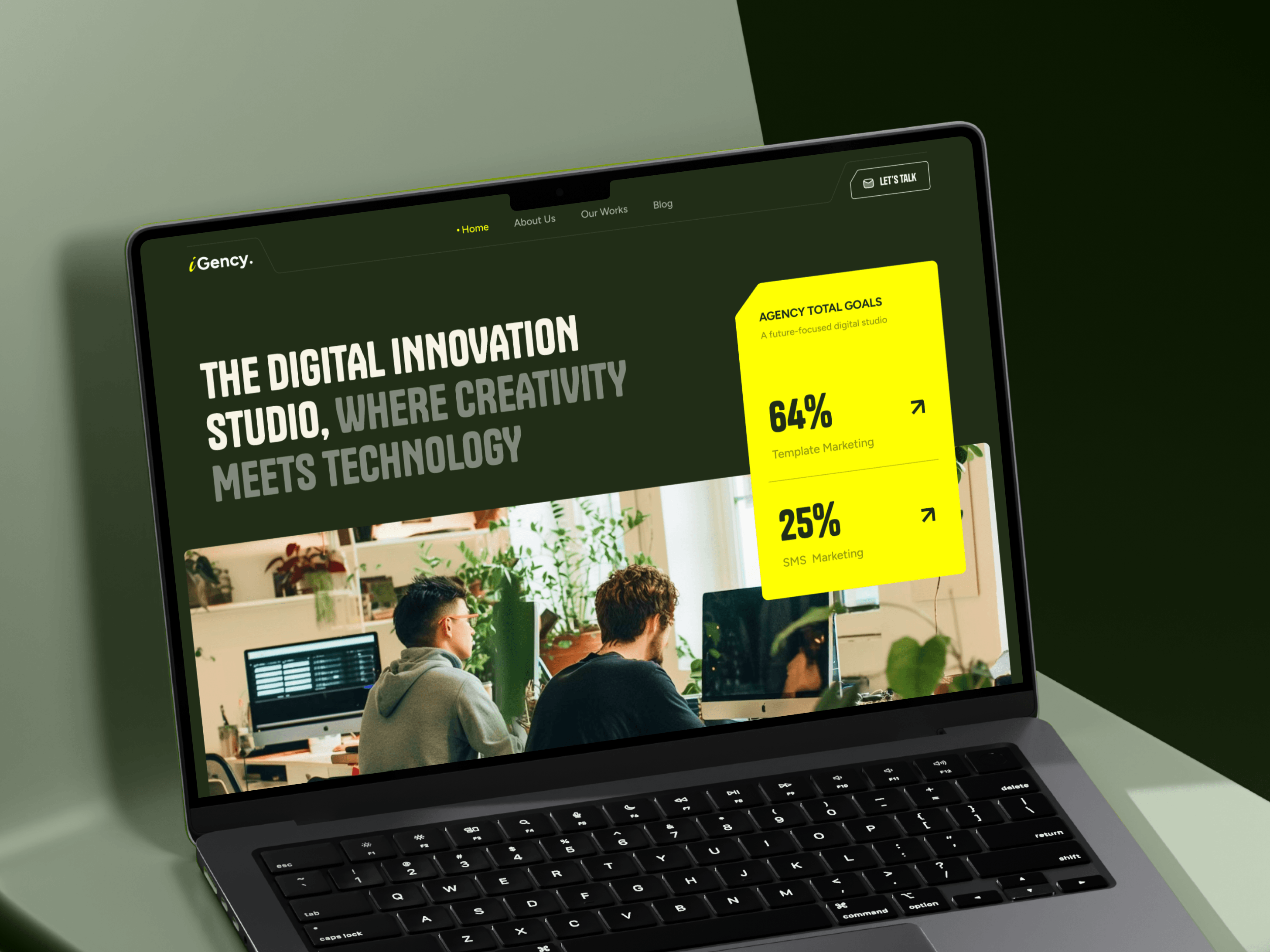 Screenshot 3 of Igency agency template