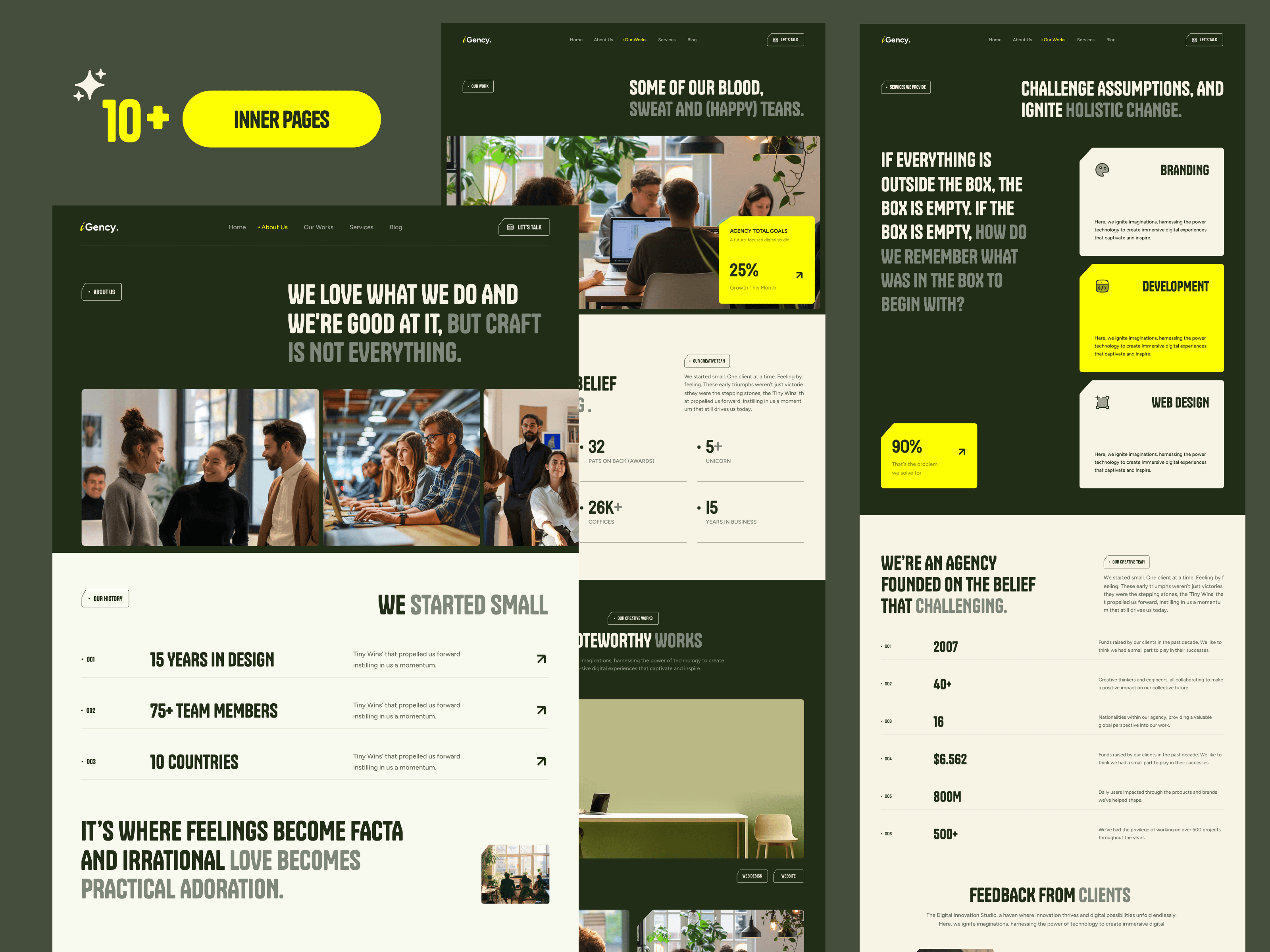 Screenshot 4 of Igency agency template