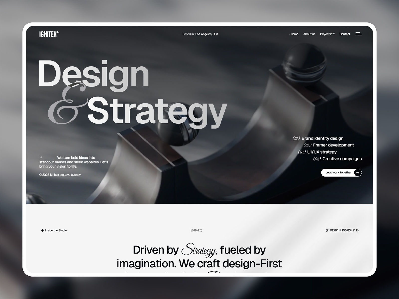 Screenshot of Ignitex website