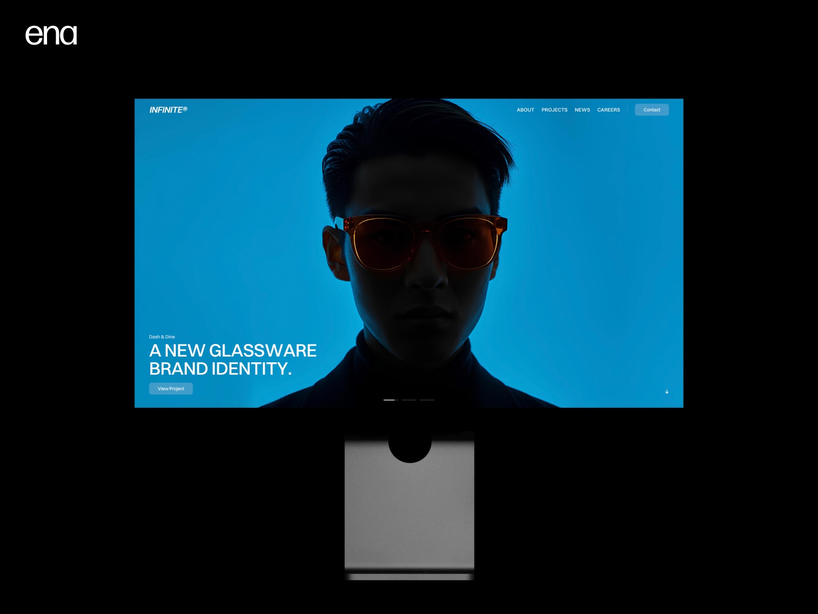 Screenshot 1 of Infinite framer agency template