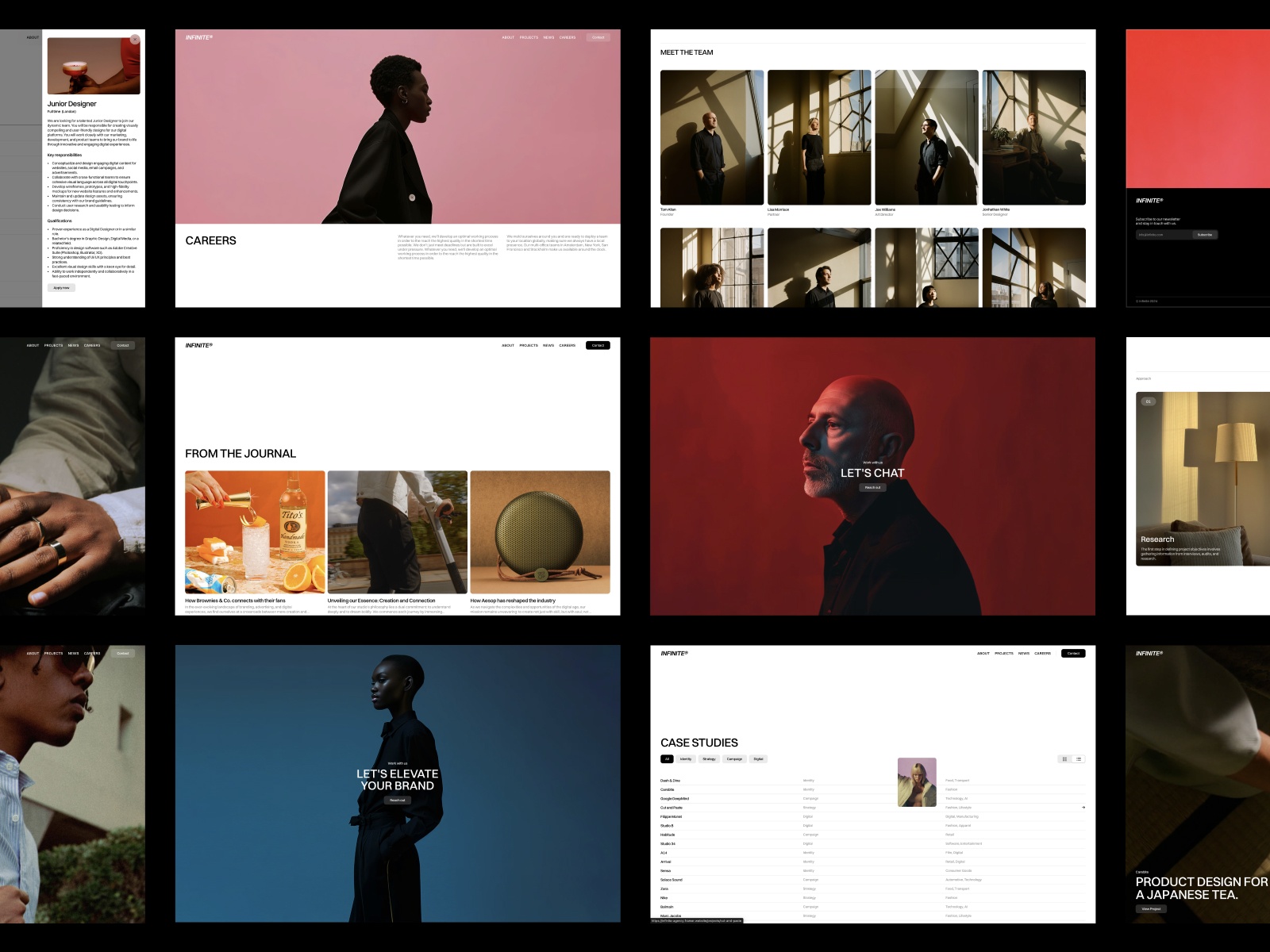 Screenshot 4 of Infinite framer agency template