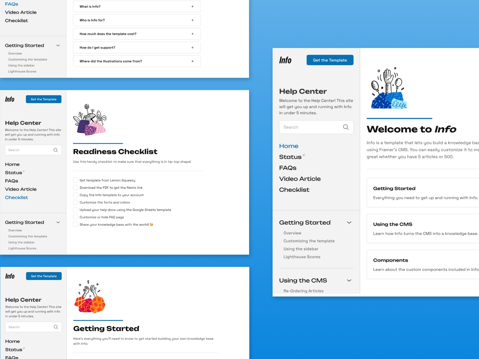 Screenshot 2 of Info knowledge base template