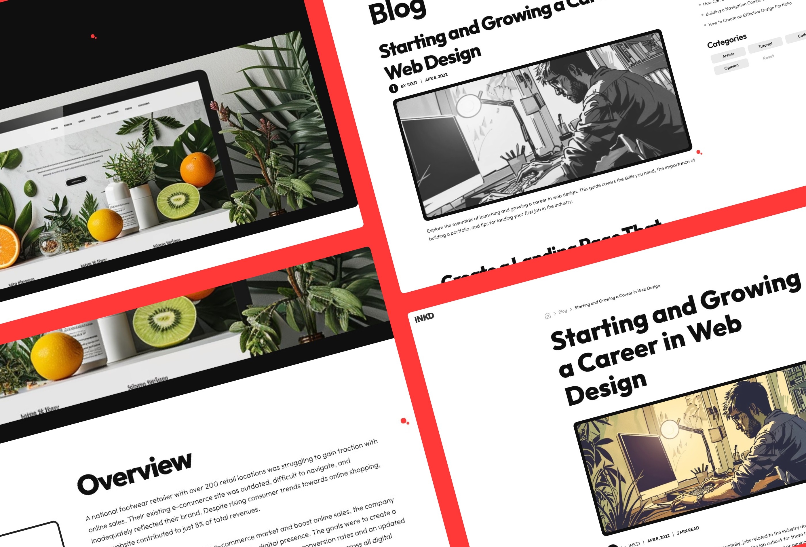 Screenshot 3 of Inkd portfolio