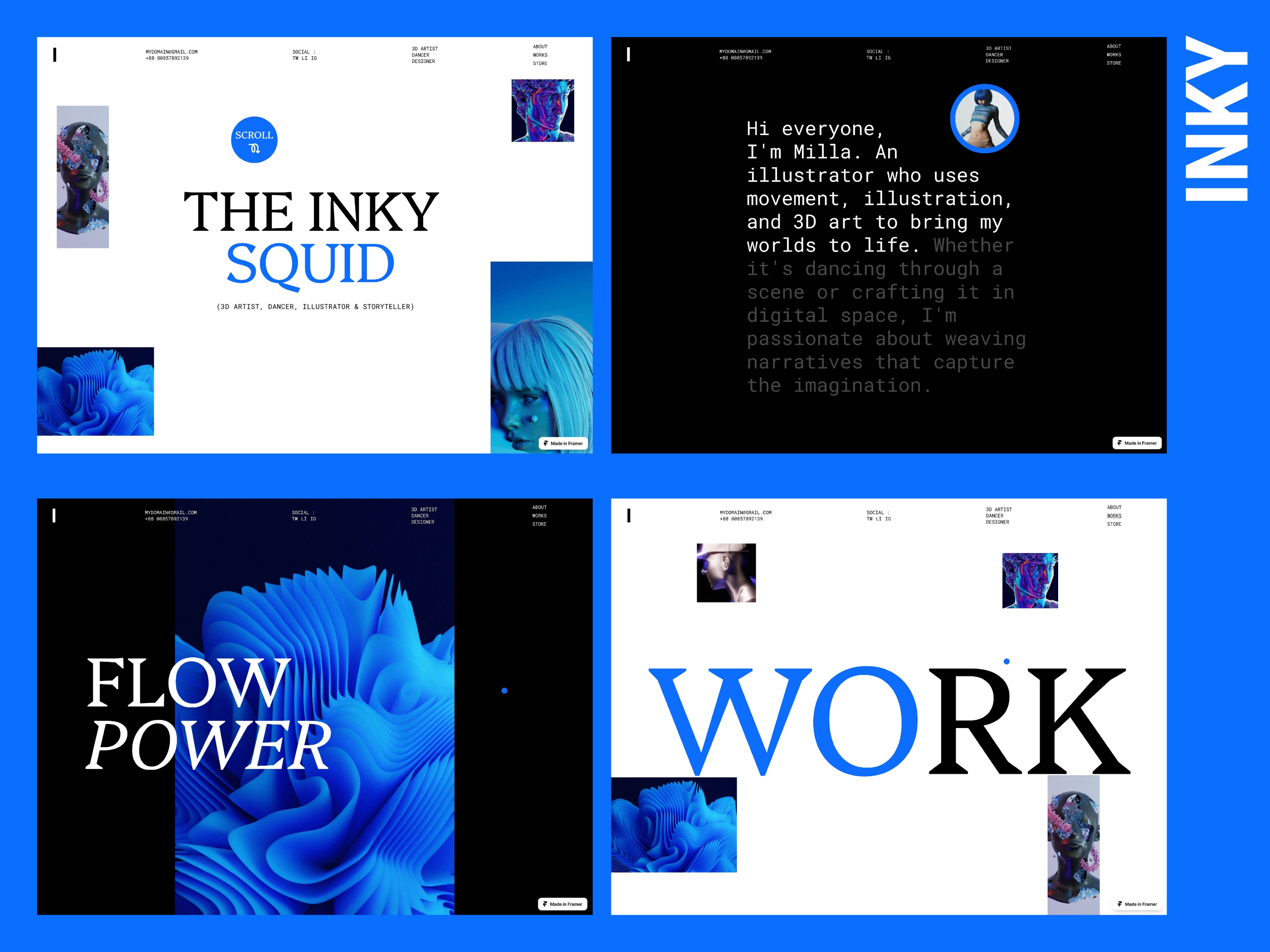 Screenshot of Inky website