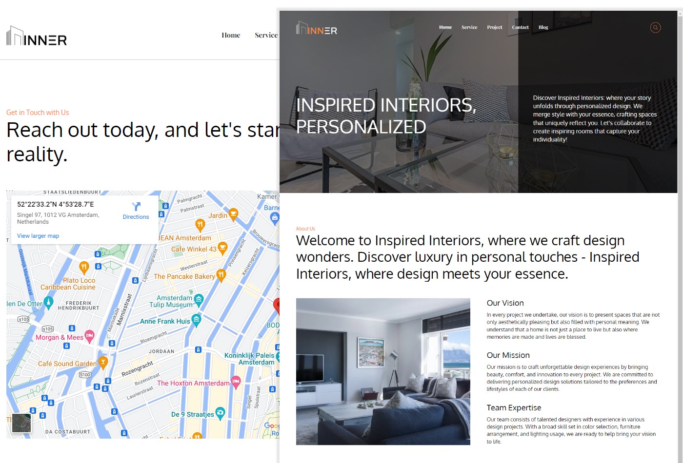 Screenshot 2 of Inner architecture interior website