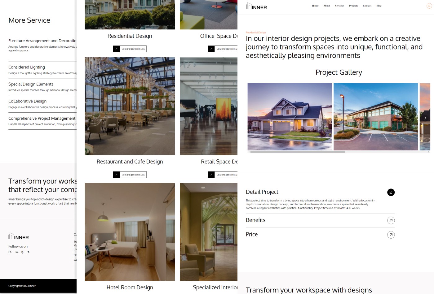 Screenshot 4 of Inner architecture interior website