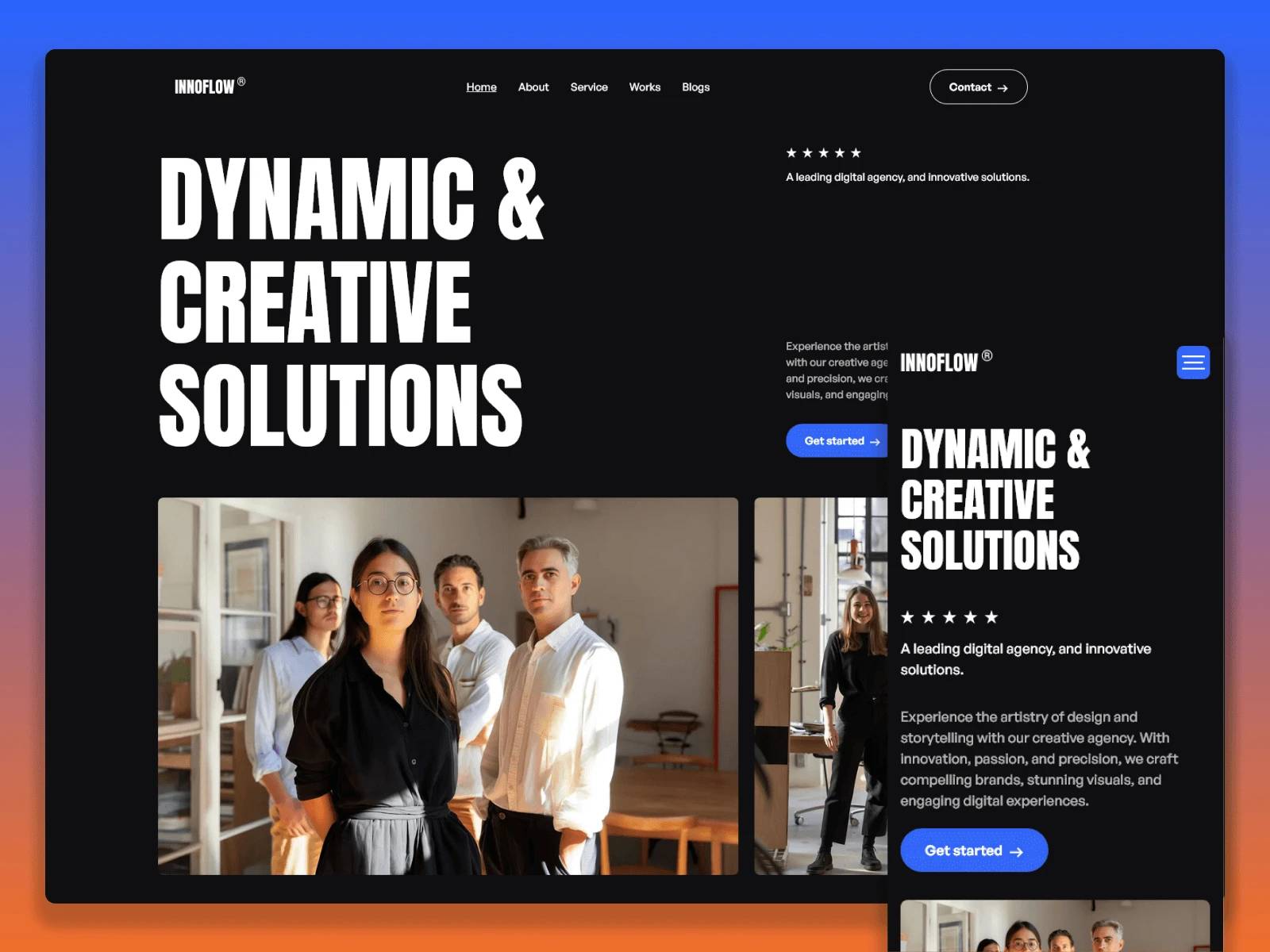 Screenshot of Innoflow website