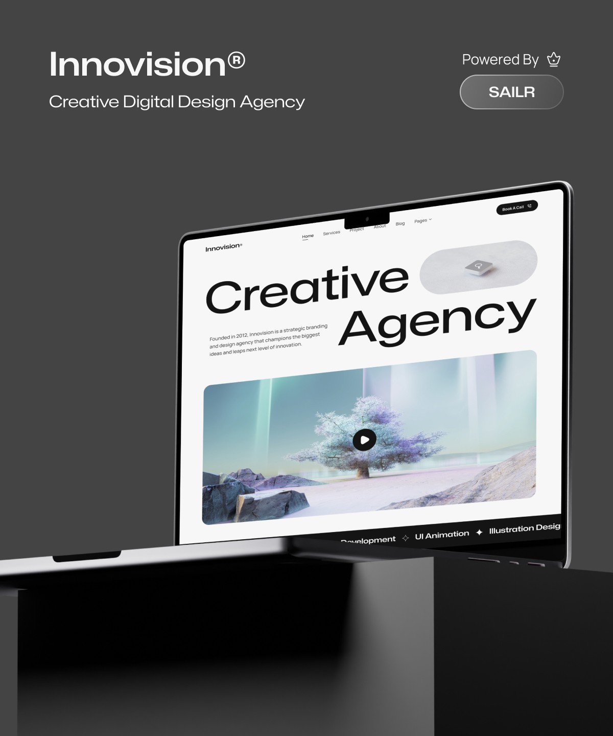 Screenshot of Innovision website