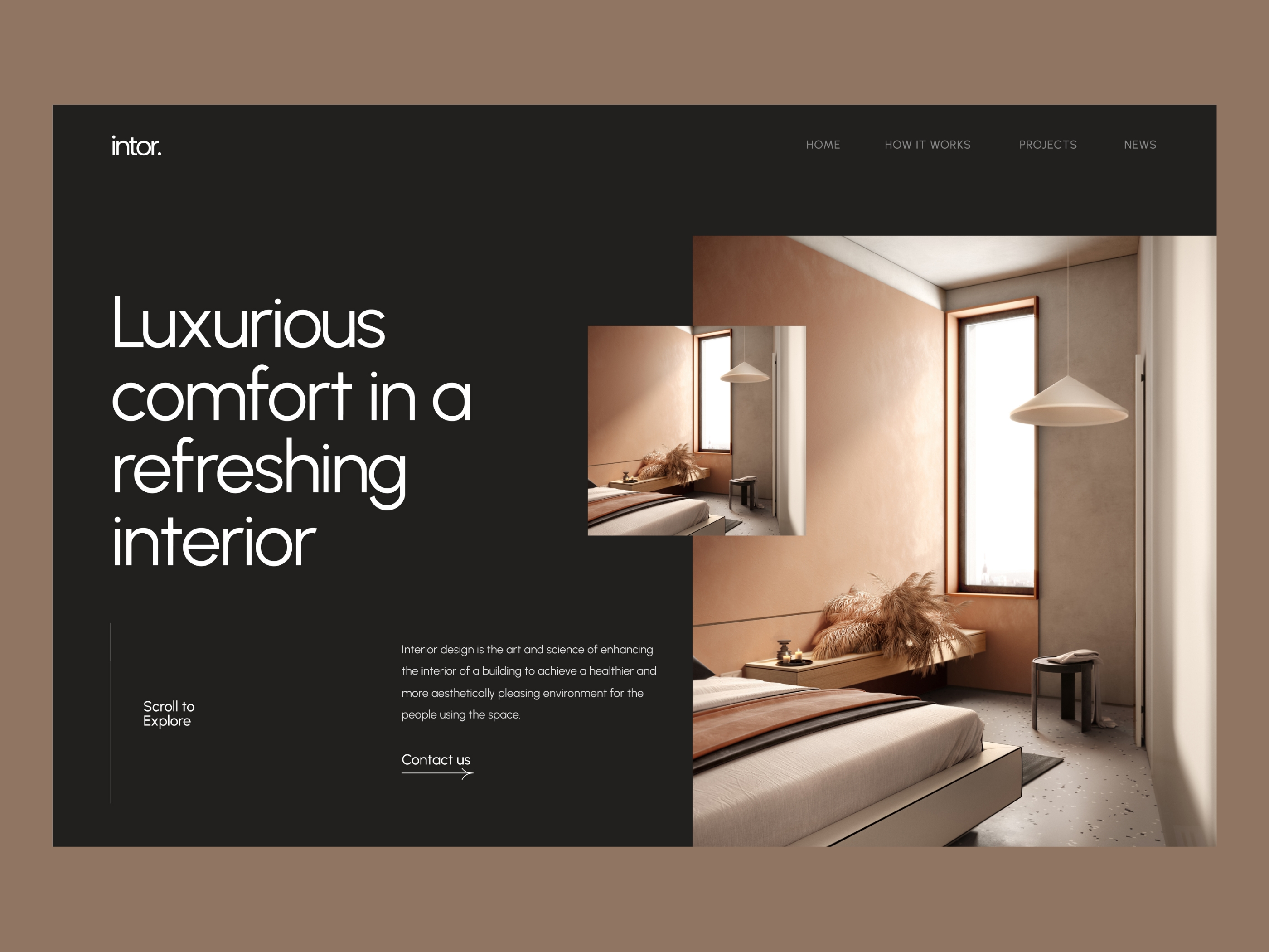 Screenshot of Intor website
