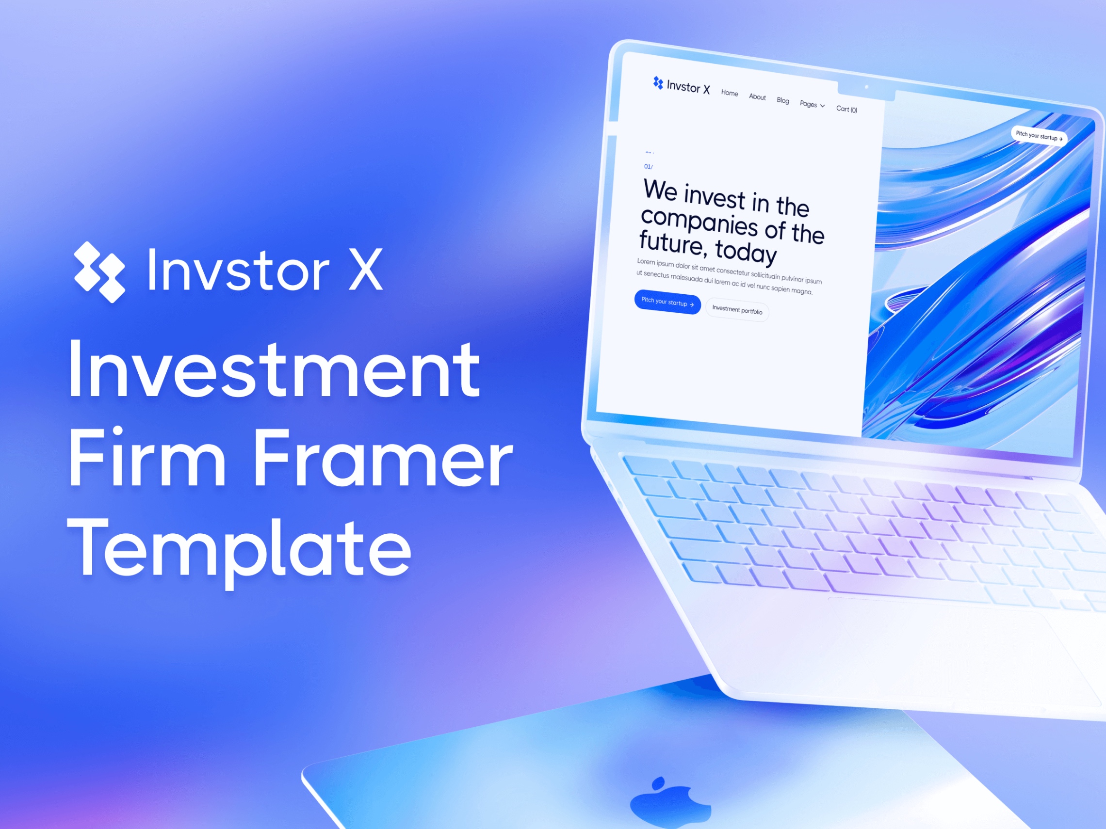 Screenshot of Invstor x website