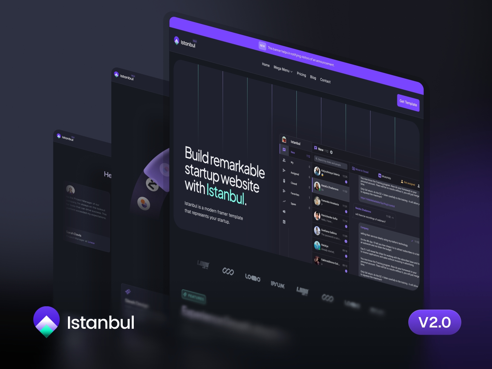 Screenshot of Istanbul website