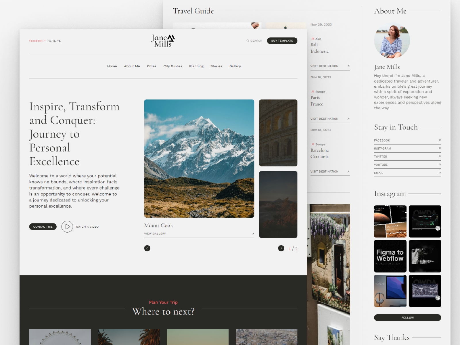 Screenshot 2 of Jane mills personal travel blogger
