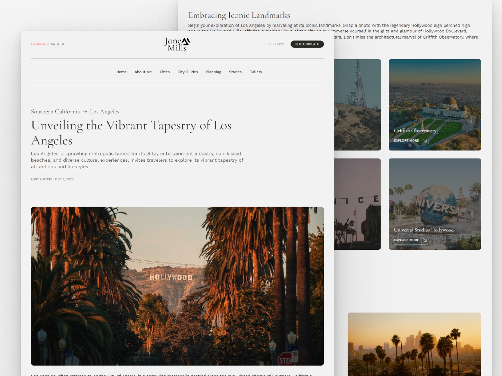 Screenshot 3 of Jane mills personal travel blogger