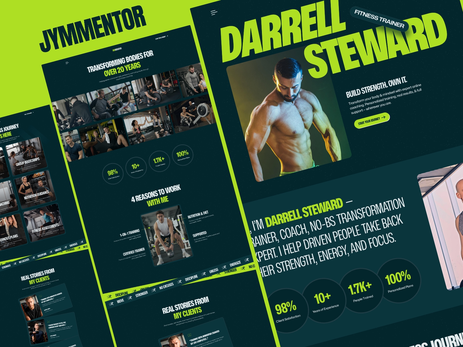 Screenshot of Jymmentor website