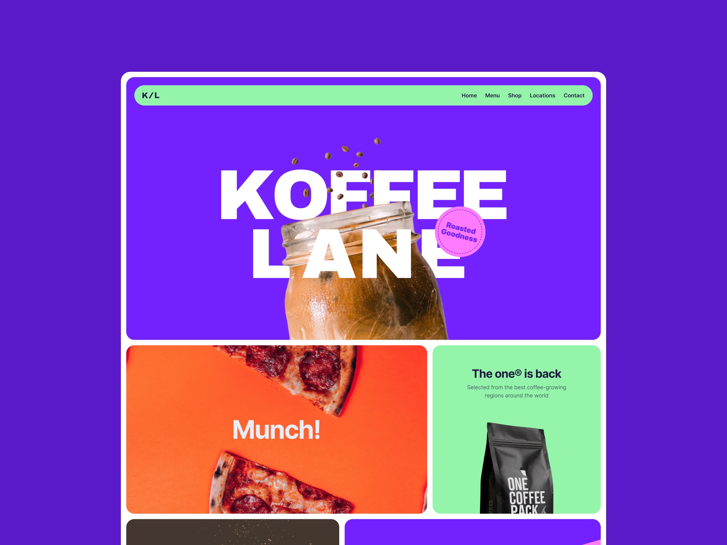 Screenshot of K lane website