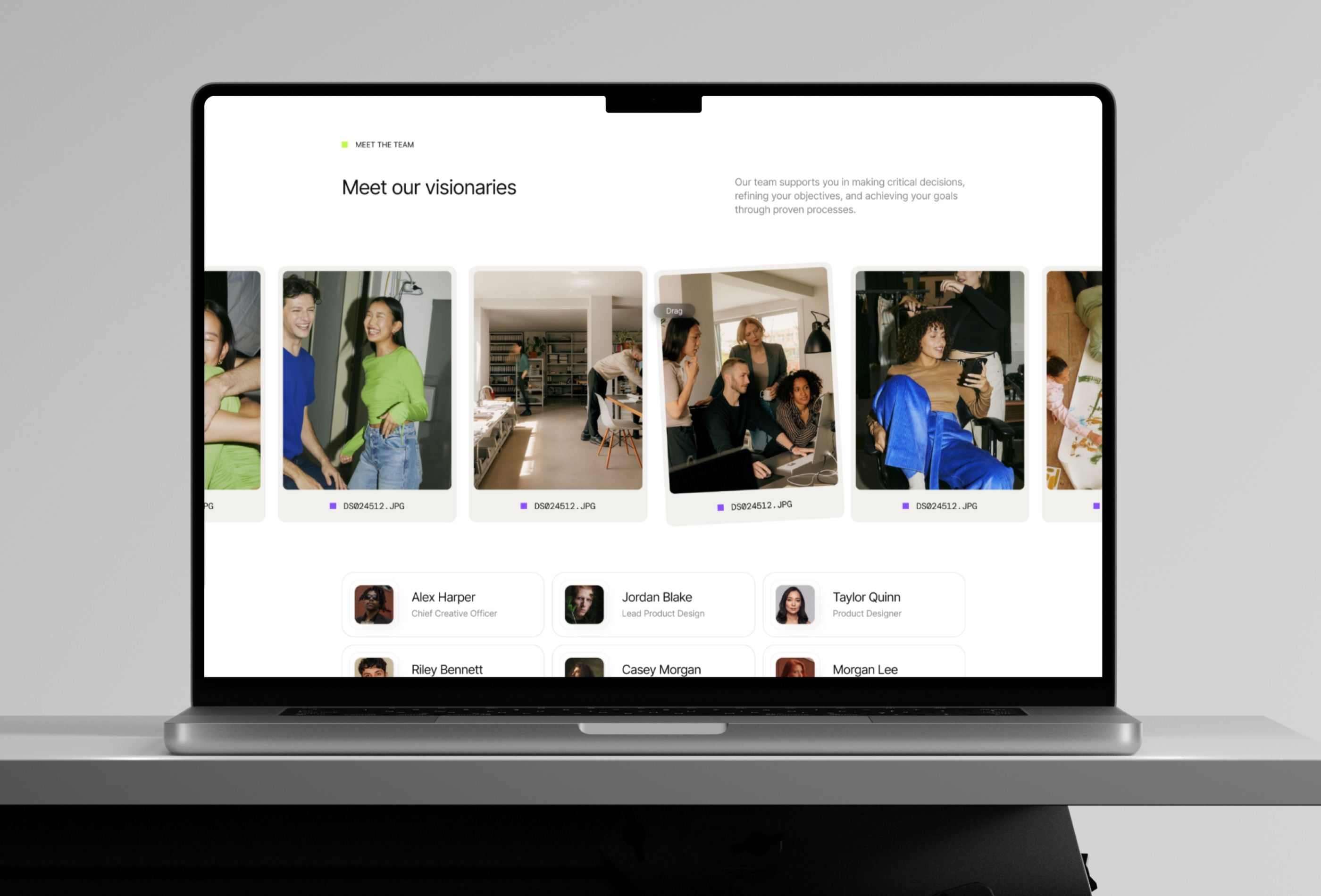 Screenshot 4 of Kaay v20 agency portfolio template