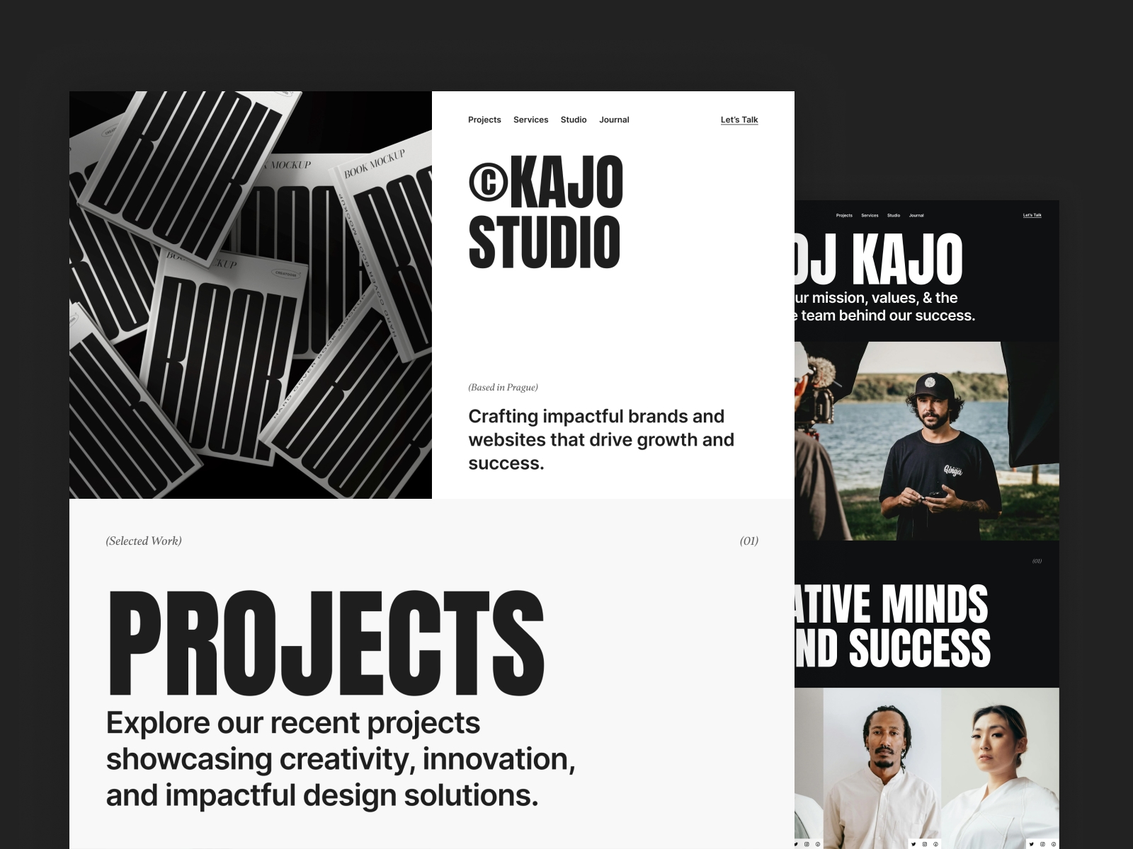 Screenshot of Kajo website