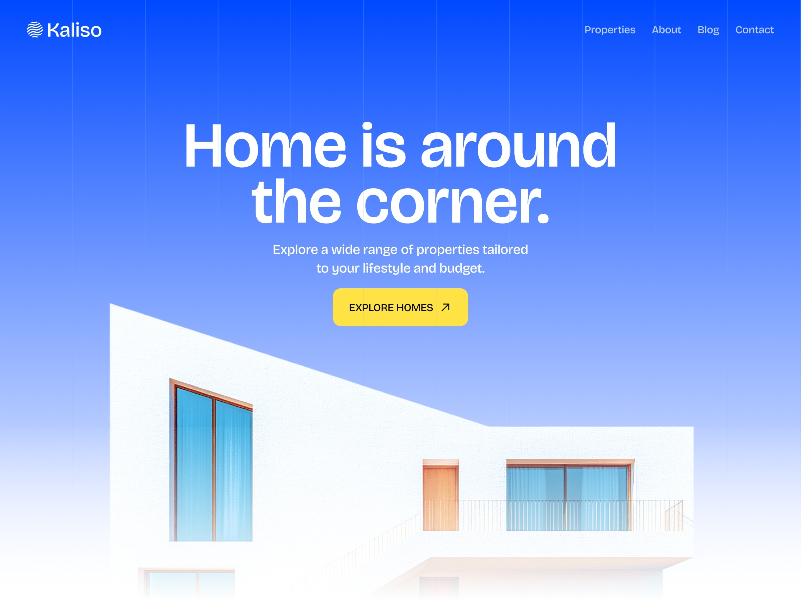 Screenshot of Kaliso website