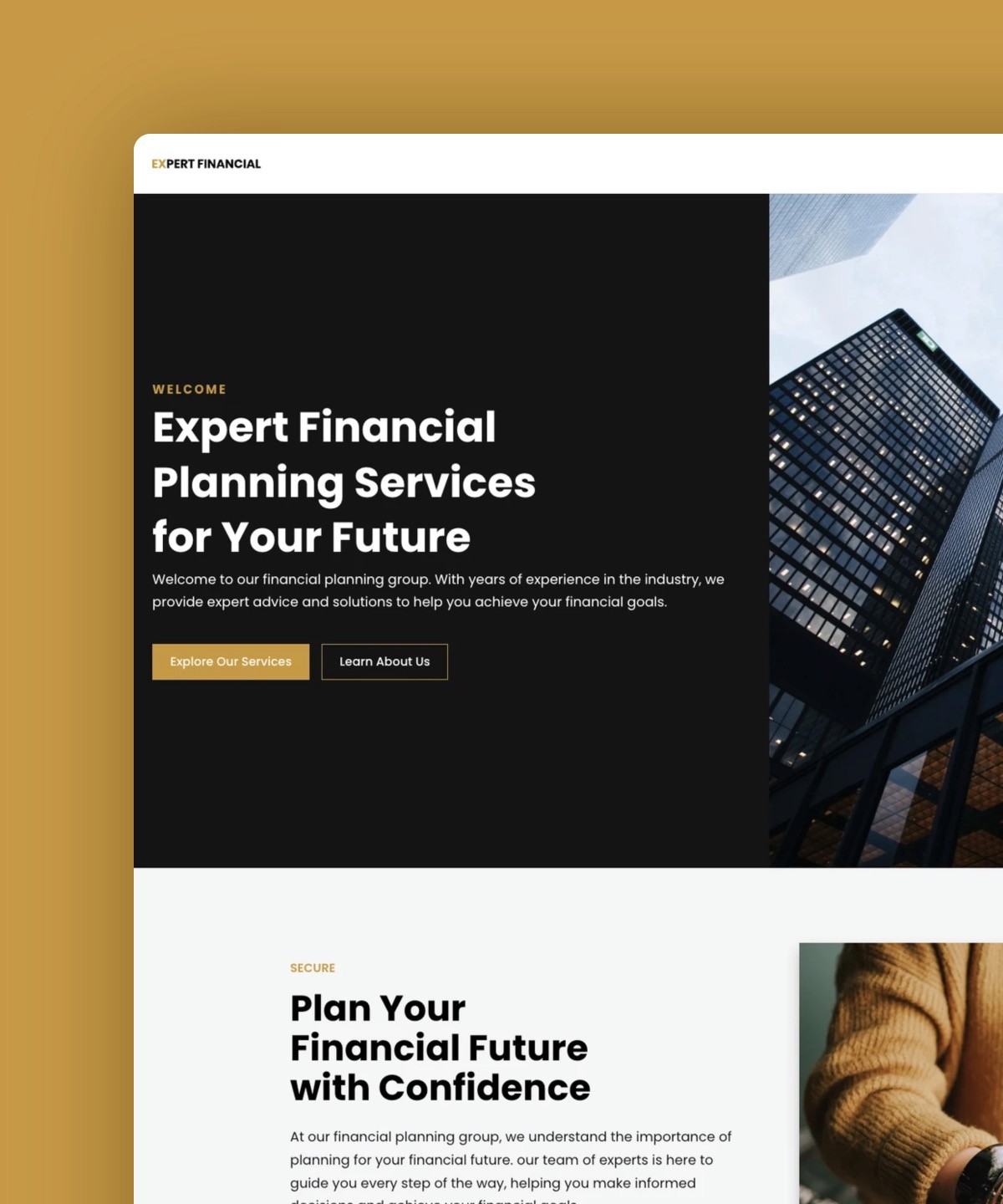Screenshot of Kitredge website