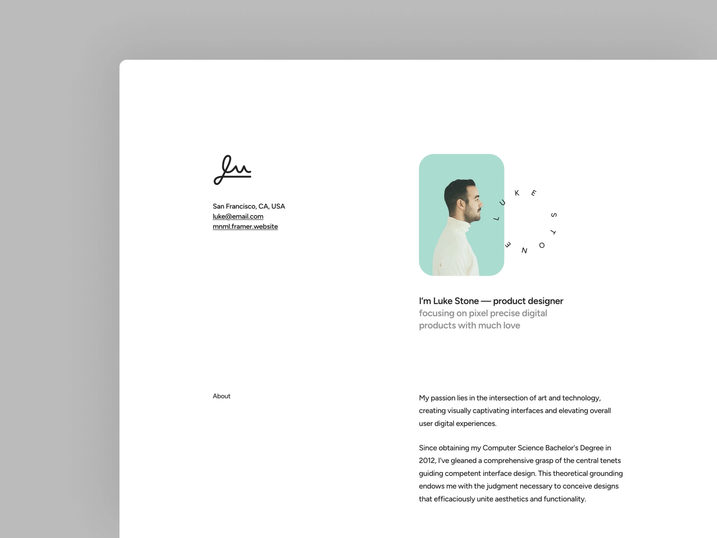 Screenshot of Klio website