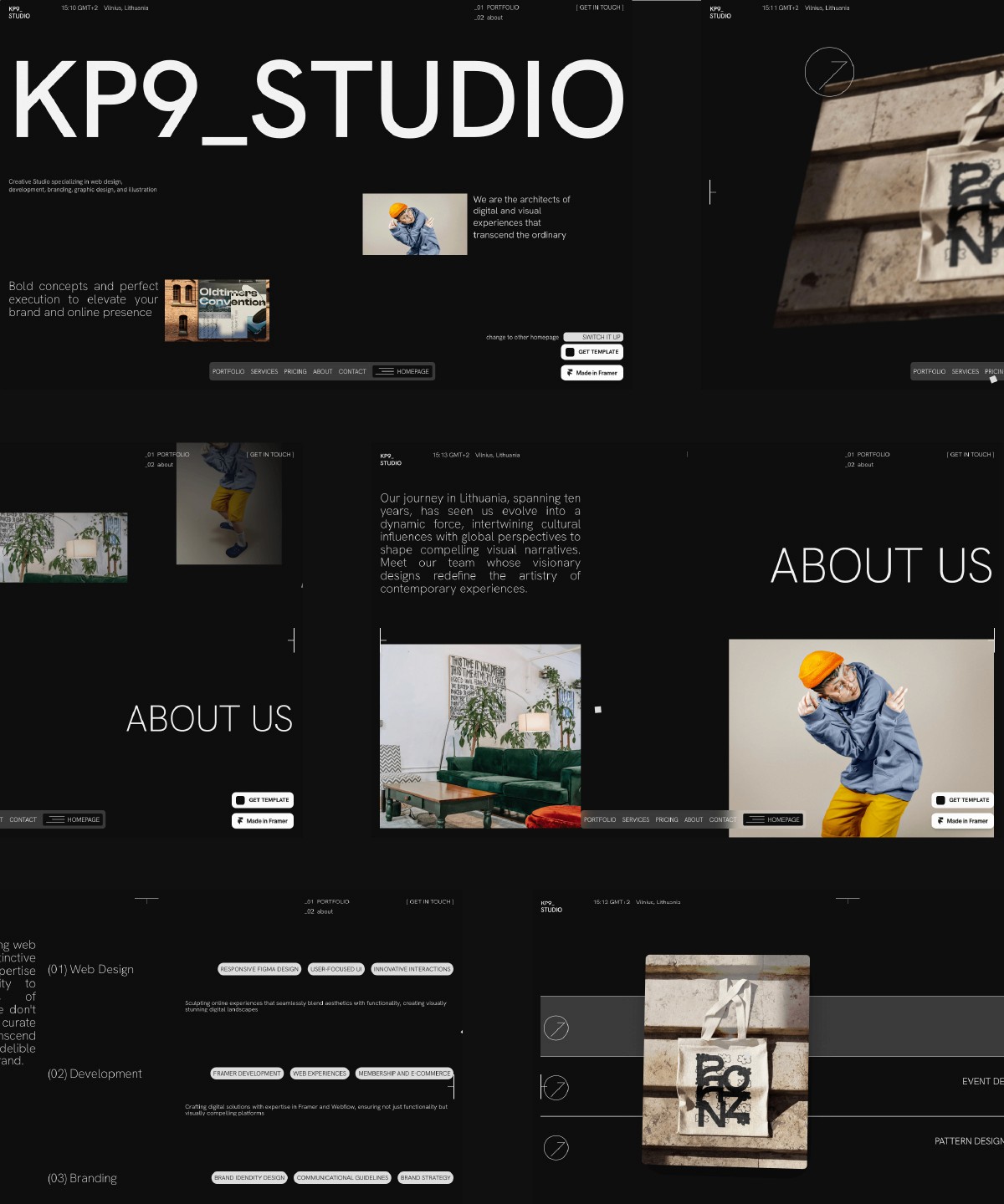Screenshot of Kp 9 website