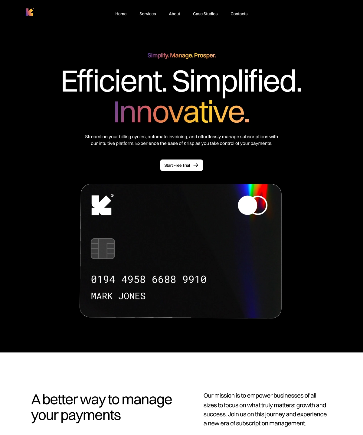 Screenshot of Krisp website