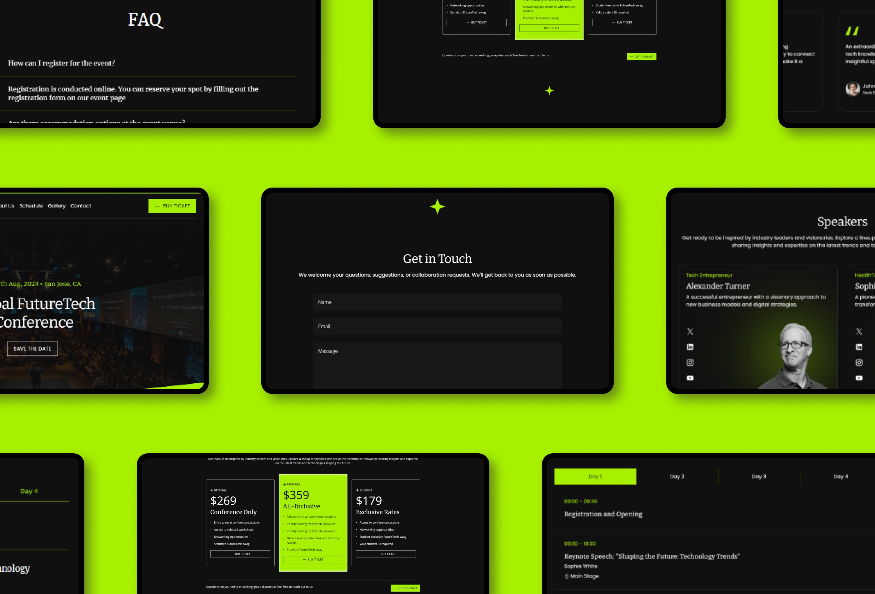Screenshot 3 of Laonga event conference event template