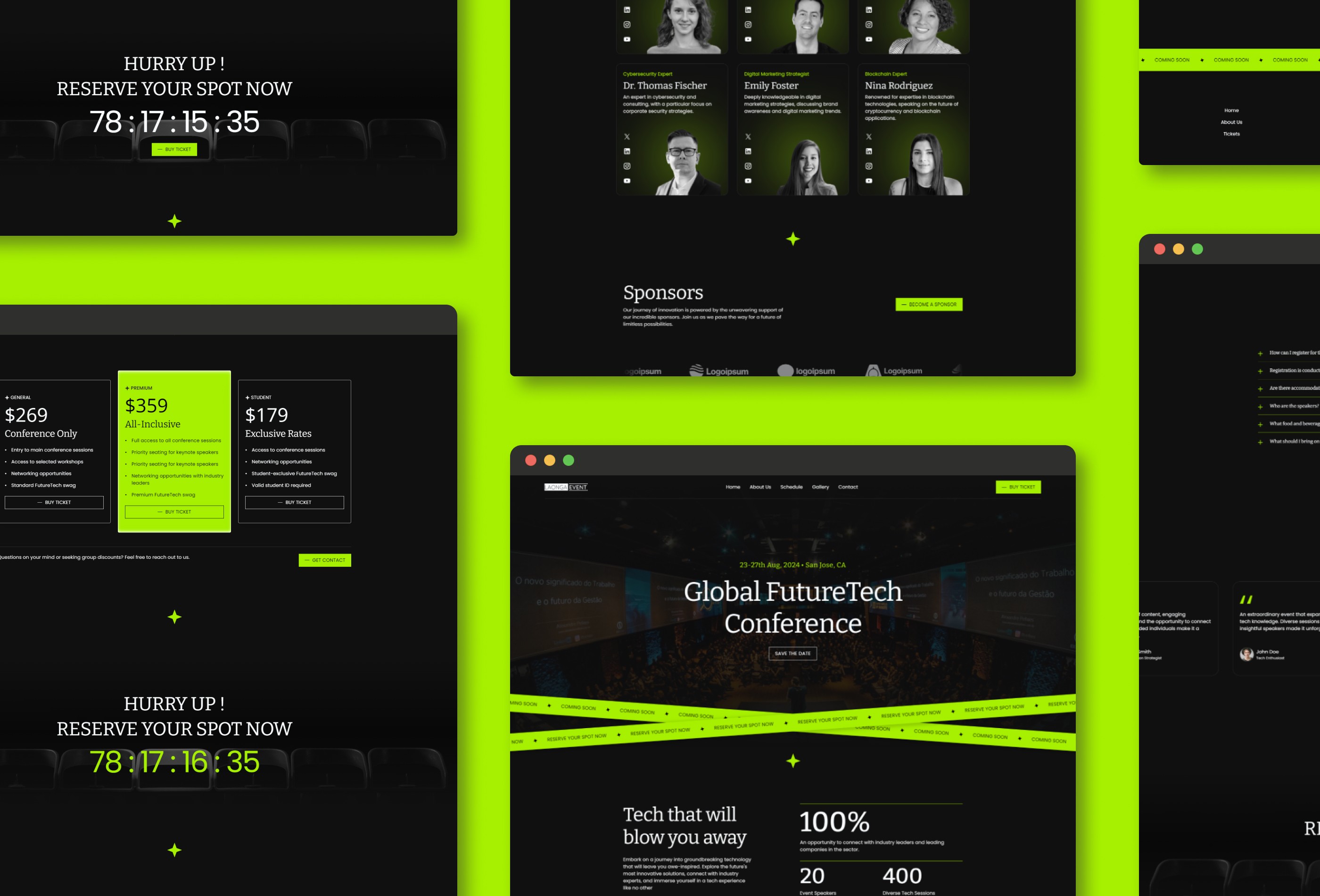 Screenshot 4 of Laonga event conference event template