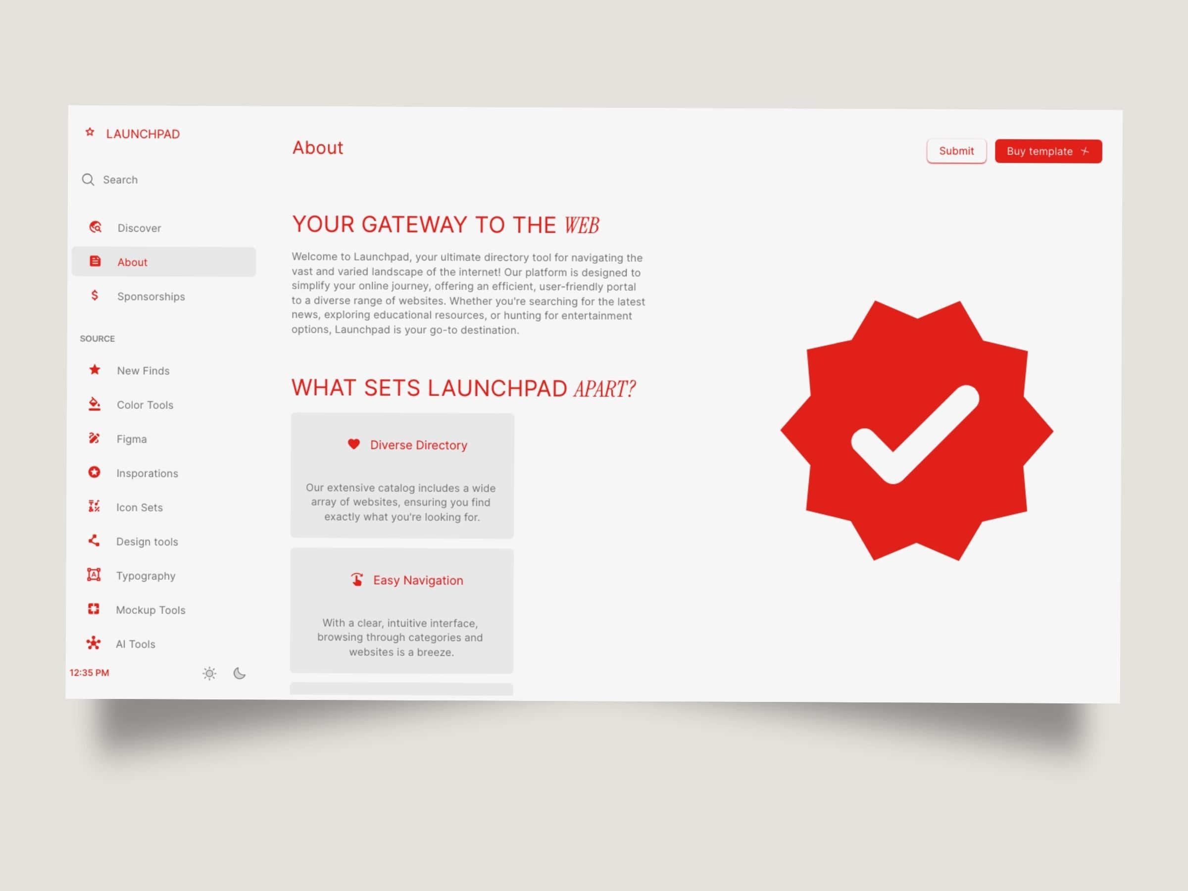 Screenshot 3 of Launchpad essential directory tools
