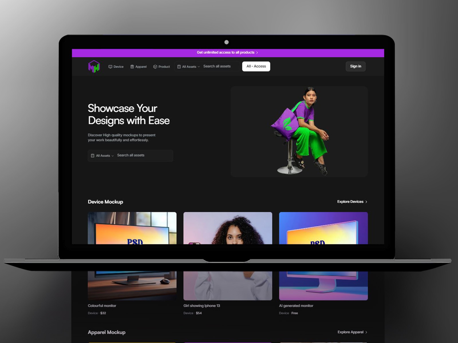 Screenshot of Law website