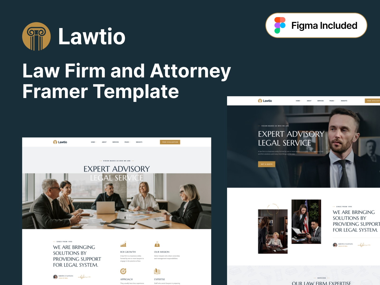 Screenshot of Lawtio website