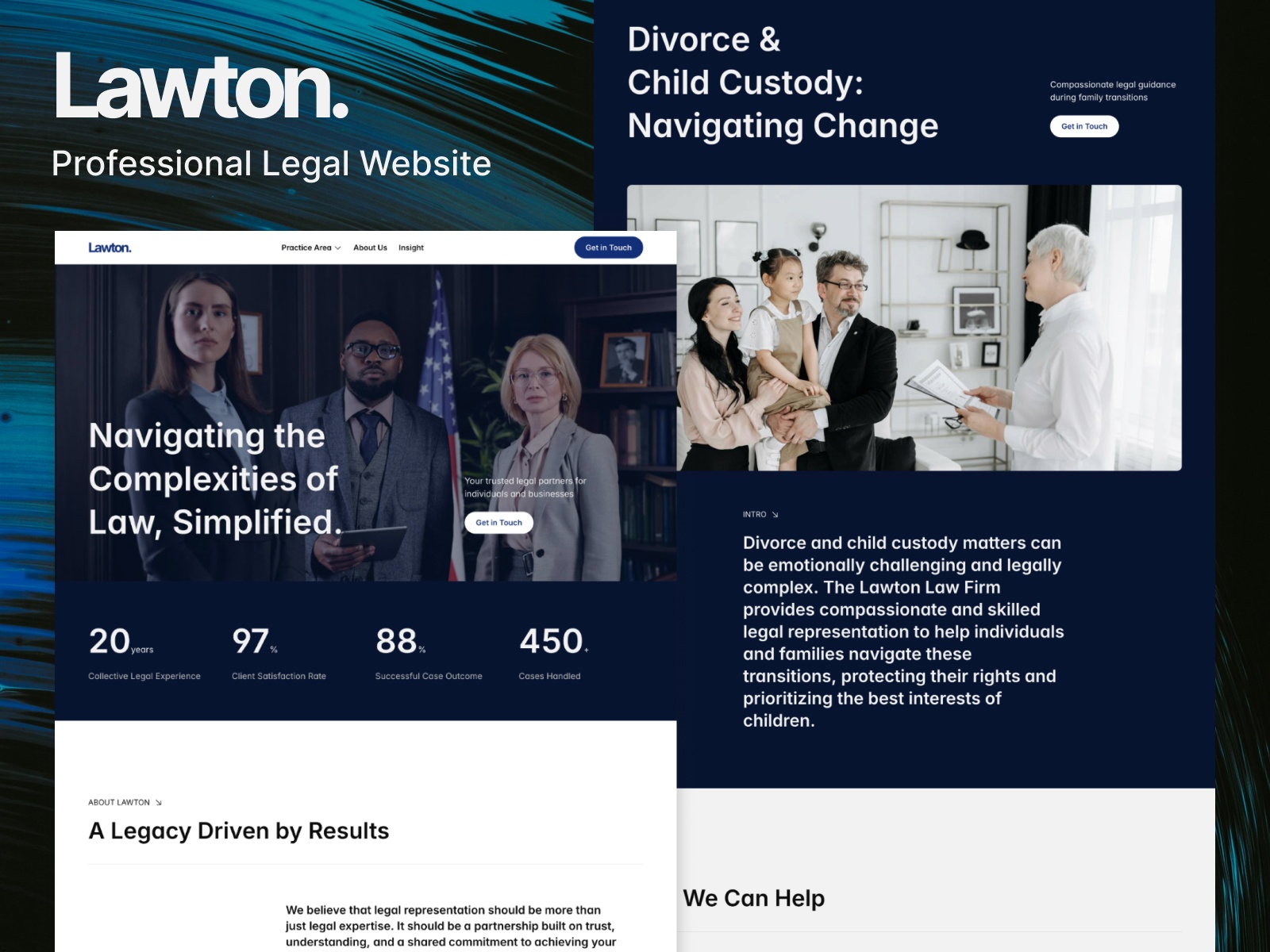 Screenshot of Lawton website