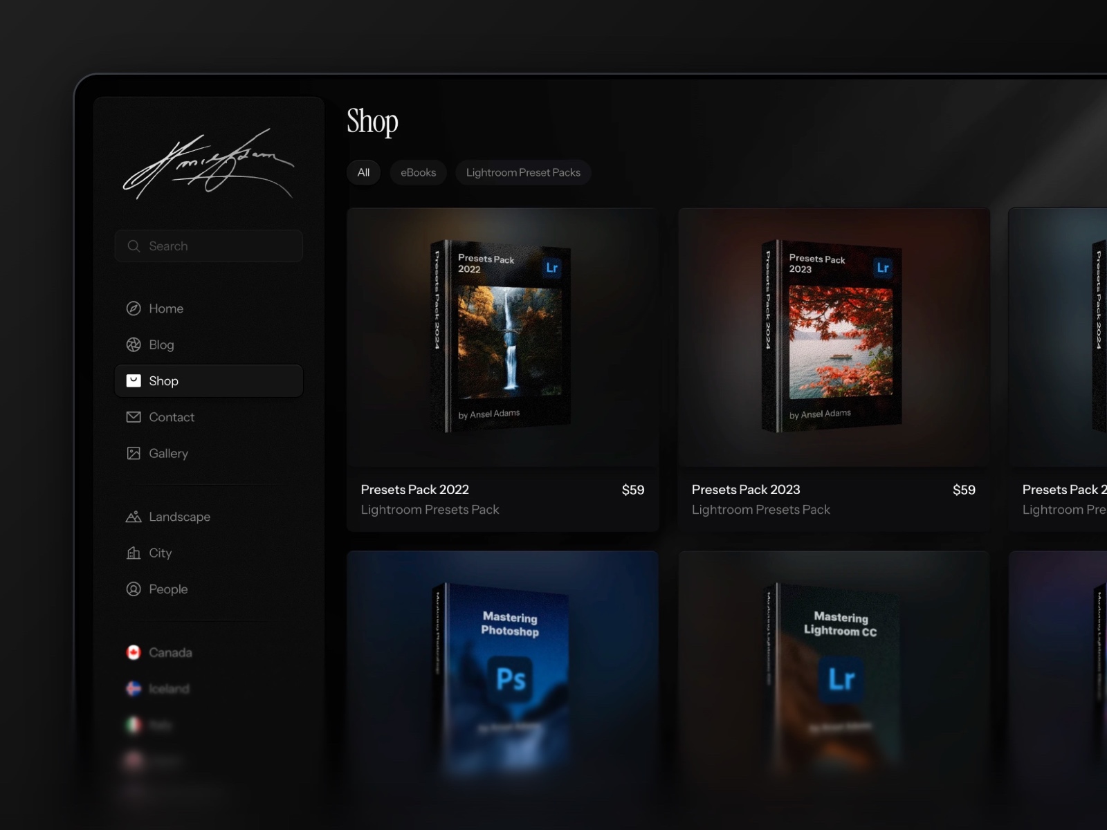 Screenshot 4 of Lighthouse photography art media template