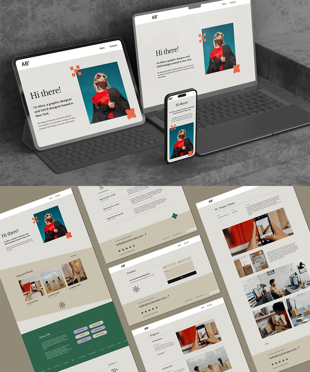 Screenshot of Lnlstudios pro framer portfolio template website