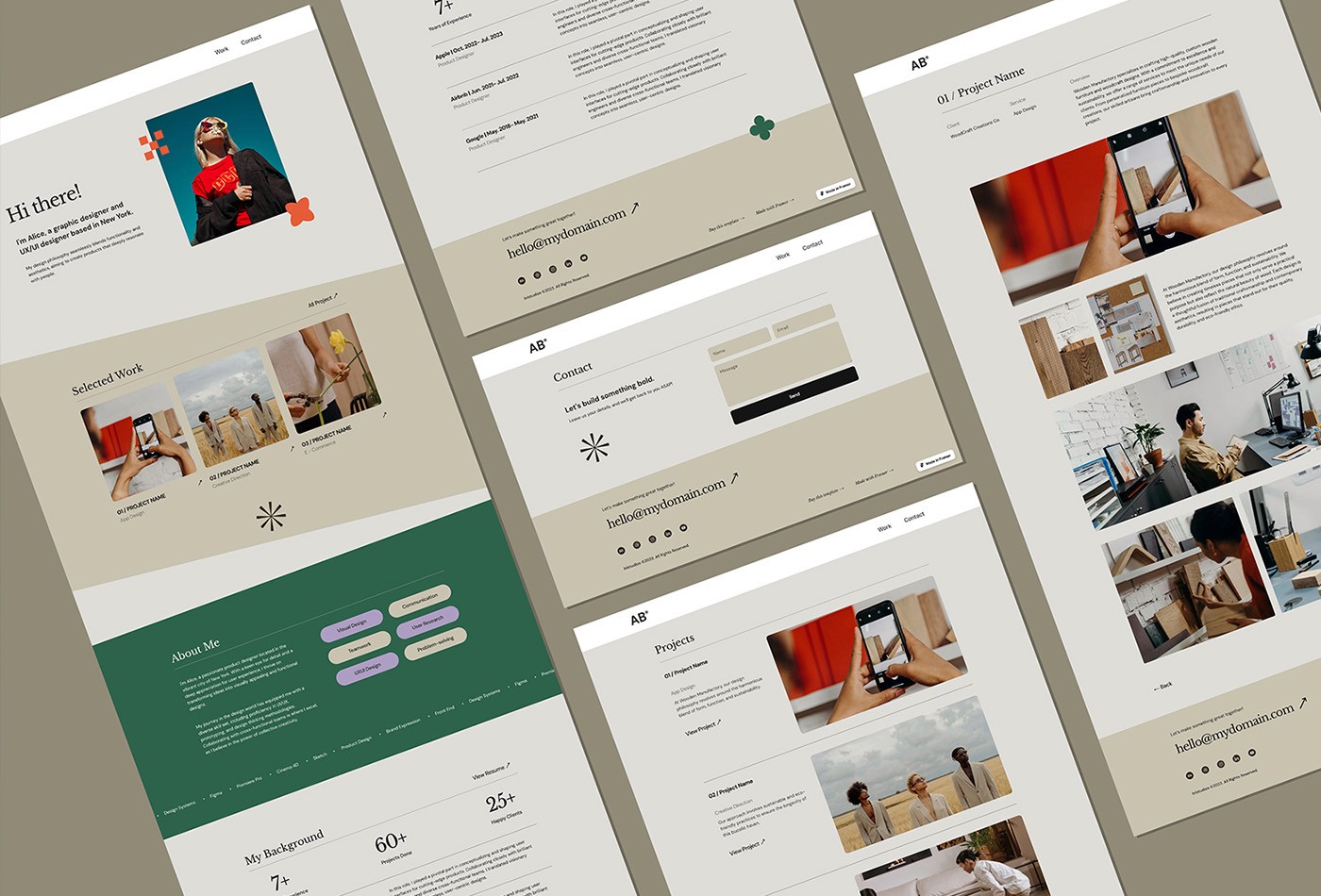 Screenshot 3 of Lnlstudios pro framer portfolio template