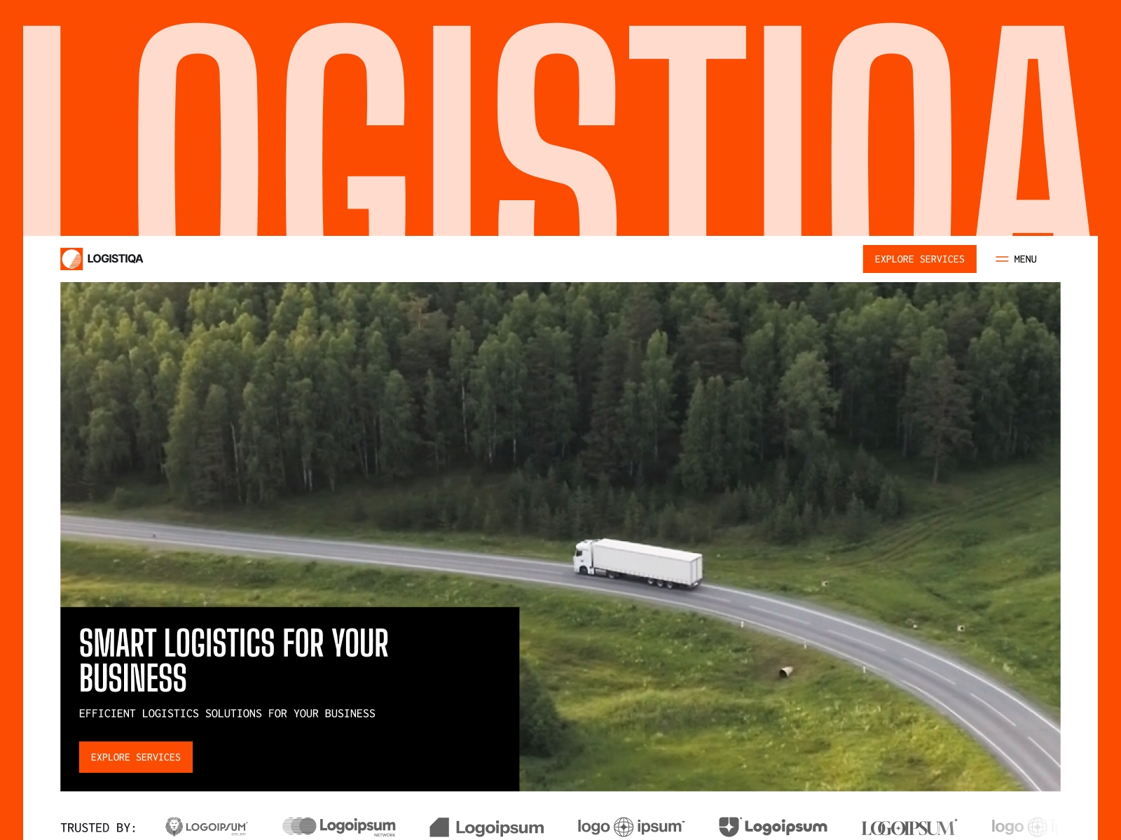 Screenshot of Logistiqa website